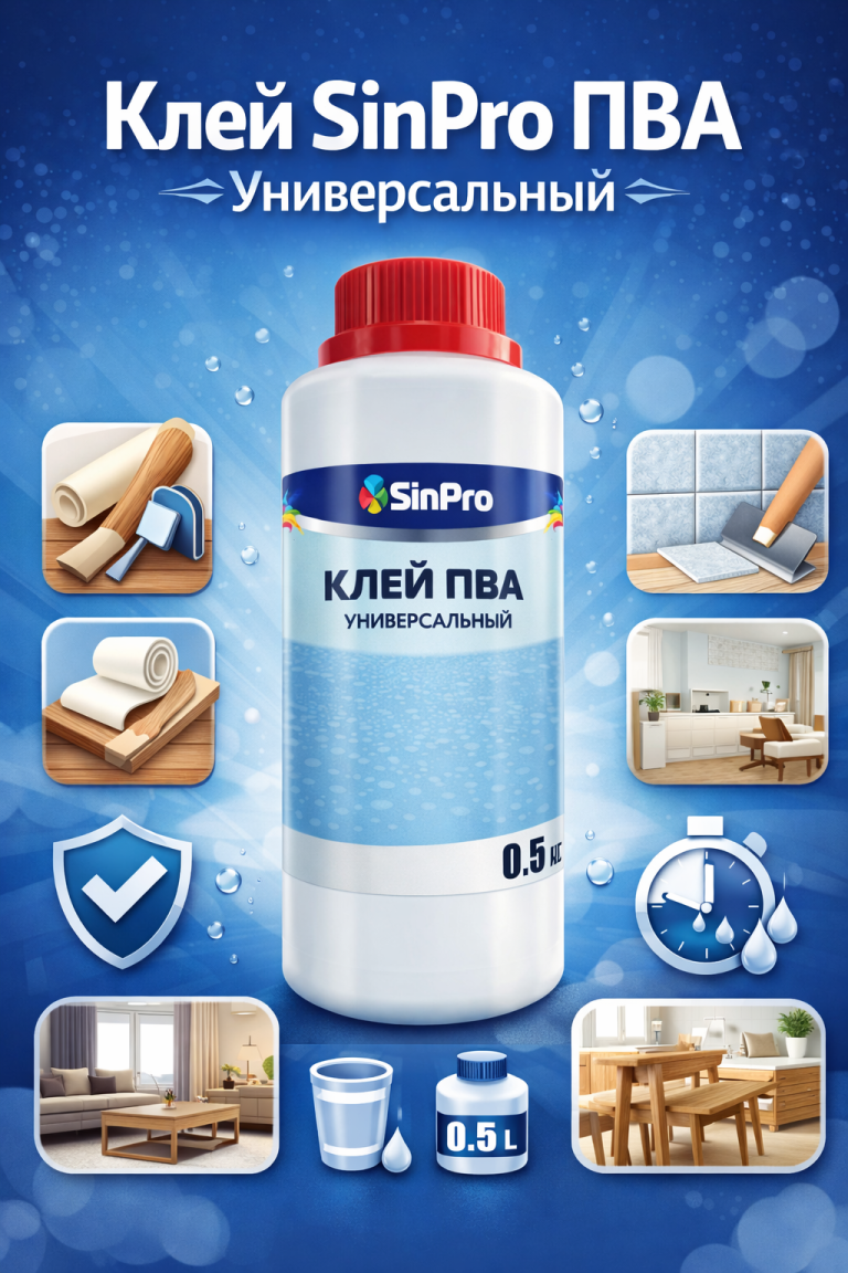Клей SinPro ПВА “Универсальный”